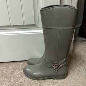 Michael Kors Gray Rainboots